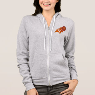 Basketball flames hoodie