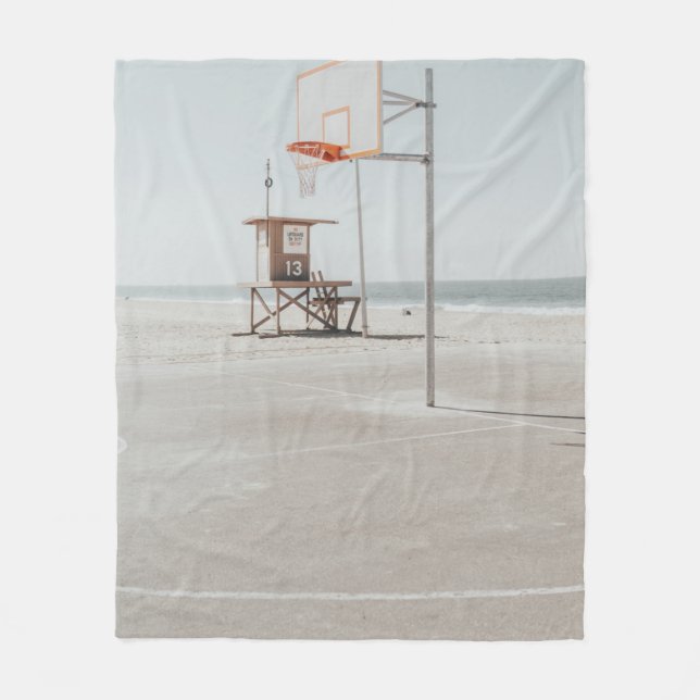 Basketball Fleece Blanket (Front)