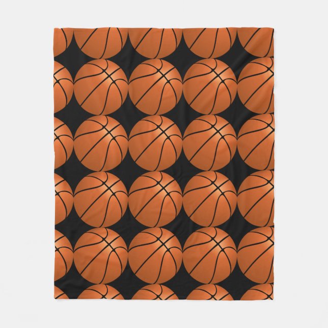 Basketball Fleece Blanket Sports Fans Athletes (Front)