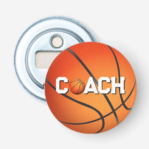 Basketball for Coach Bottle Opener