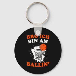 Basketball For Coach Men Youth Baller Player Boys Key Ring