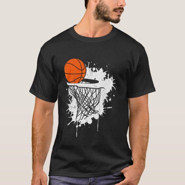 Basketball  For Coach Player Boys Girls Men Youth  T-Shirt (Front)