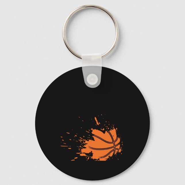 Basketball For Lovers  Key Ring (Front)