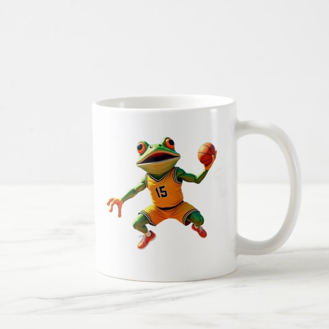 Basketball Frog left hand mug (Right)