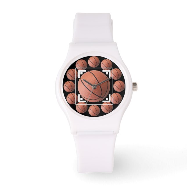 Basketball Galour Sporty Wrist Watch (Front)