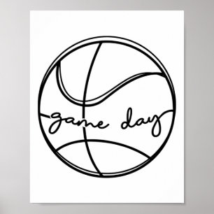 Basketball Game Day  Poster