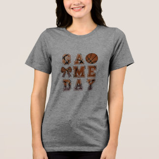Basketball Game Day T-Shirt Tri-Blend Shirt