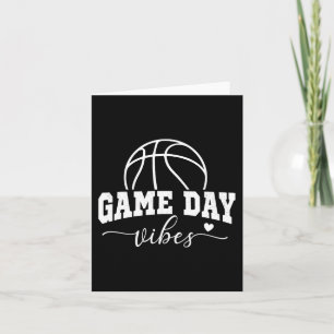 Basketball Game Day Vibes Basketball Mum Life Game Card