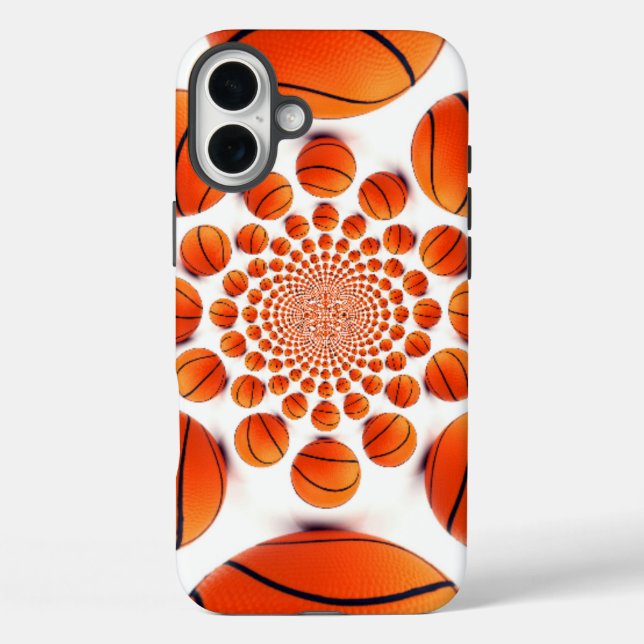 Basketball Game of Champions: Court Vision Kaleida Case-Mate iPhone Case (Back)