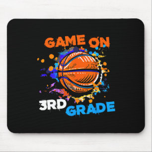 Basketball Game On 3rd Grade 1st Day Of School Tea Mouse Pad