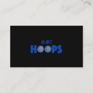 Basketball Get Hoops Business Card