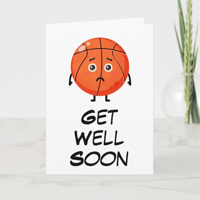 basketball get well soon cards (Front)
