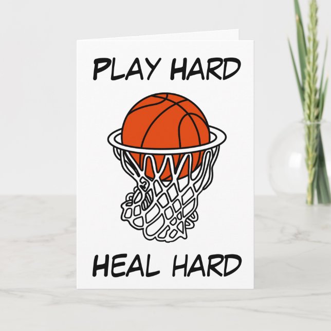 basketball get well soon cards (Front)