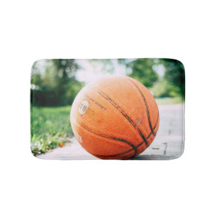 Basketball gift bath mat