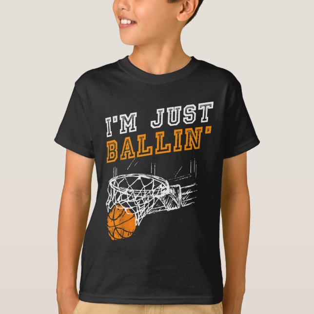 Basketball Gift For Coach Player Boys Girls Men Yo T-Shirt (Front)