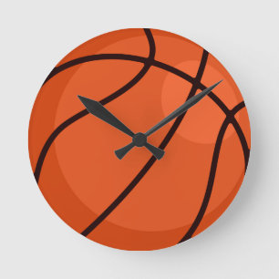 Basketball Gift for him Round Clock