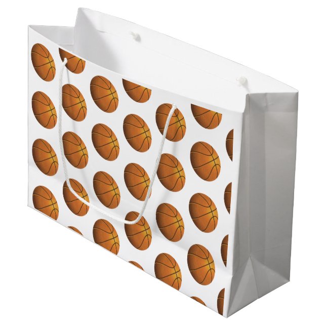 "Basketball" Gift Large Gift Bag (Front Angled)