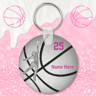 Basketball Gifts for Girls Team PERSONALIZED Key Ring
