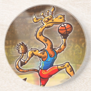 Basketball Giraffe Coaster