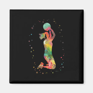 Basketball Girl 1 Magnet