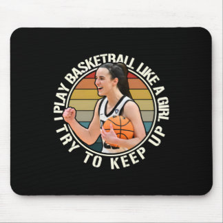 Basketball Girl 2  Mouse Pad