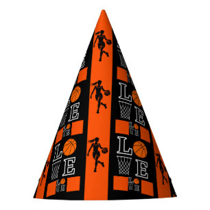 Basketball Girl, Basketball Player Birthday Party Hat