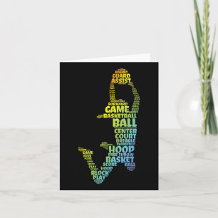 Basketball Girl Card