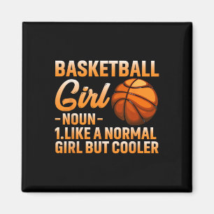 Basketball Girl Definition Basket Ball Woman Sport Magnet