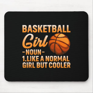 Basketball Girl Definition Basket Ball Woman Sport Mouse Pad