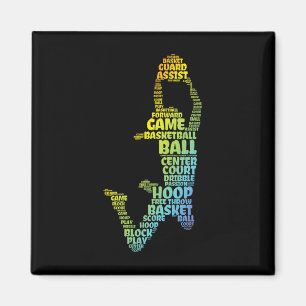 Basketball Girl Magnet