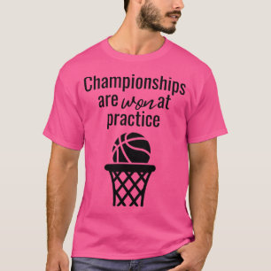 Basketball Girl Motivational Quote T-Shirt