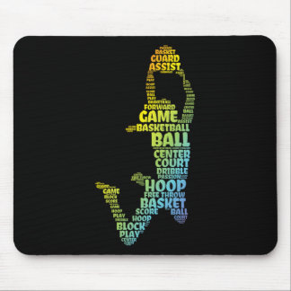 Basketball Girl Mouse Pad