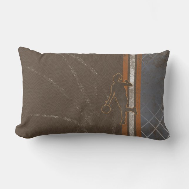 Basketball Girl Pillow (Front)