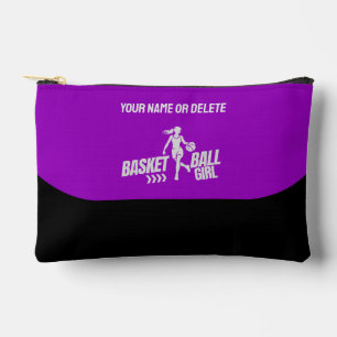 Basketball Girl Player, Birthday Gift, Team Accessory Pouch