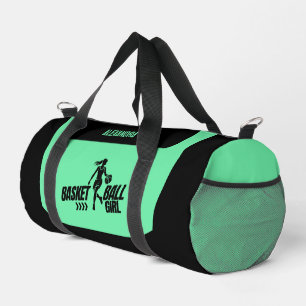 Basketball Girl Player, Birthday Gift, Team Duffle Bag