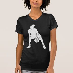 Basketball Girl White Logo Shirt