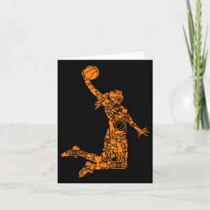 Basketball Girl Women Kids 1 Card