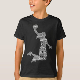 Basketball Girl Women Kids Girls T-Shirt