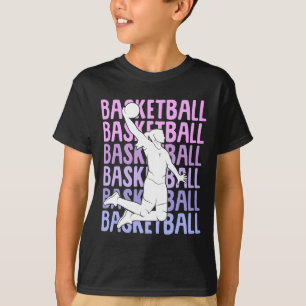 Basketball Girl Women Kids T-Shirt