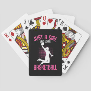 Basketball Girl Women Playing Cards