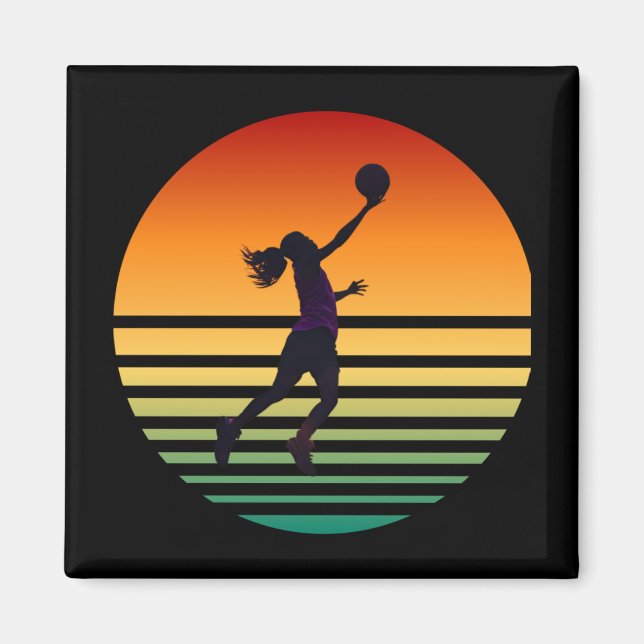 Basketball Girs  Magnet (Front)