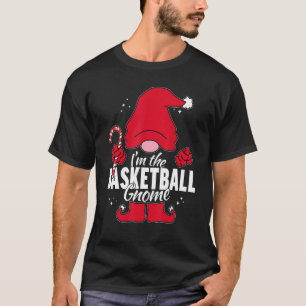 Basketball Gnome Matching Family Group Christmas P T-Shirt
