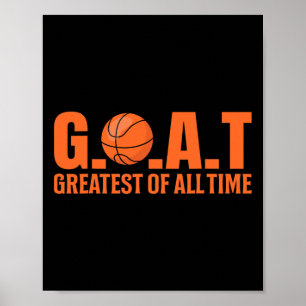 Basketball Godmother Bandanna Leopard Heart Fans M Poster