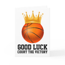 basketball good luck cards