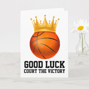 basketball good luck cards