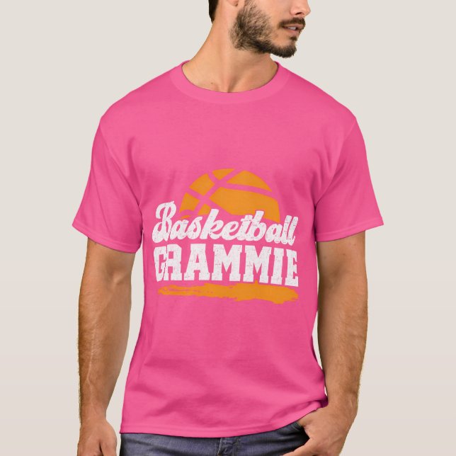 Basketball Grammie Grandma Grammie Of A Basketball T-Shirt (Front)