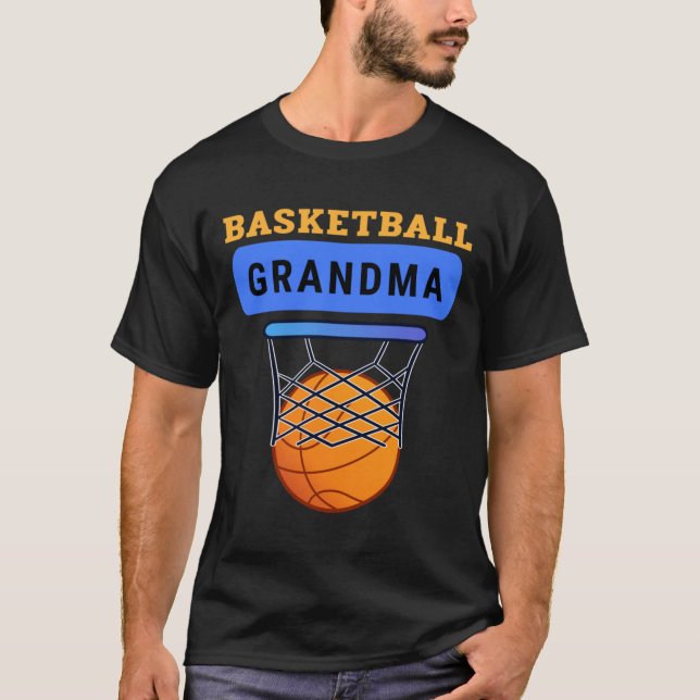 Basketball Grandma  T-Shirt (Front)