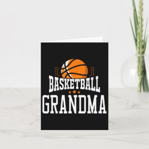 Basketball Grandma Team Sports Fan Card