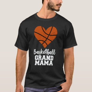 Basketball Grandmama Basketball Heart Grandma T-Shirt