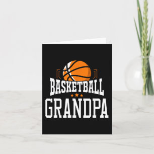 Basketball Grandpa Team Sports Fan Card